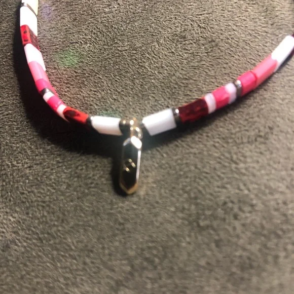 Stella & Dot Red and Pink Beaded Bracelet - Picture 4 of 7